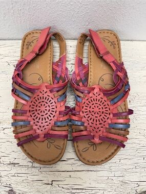 Women’s Naturalizer Pink Multi-strap Casual Sandals